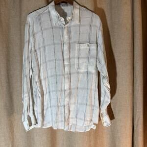 Vintage Mondo Di Marco Shirt Men's XL Button-Up Italy